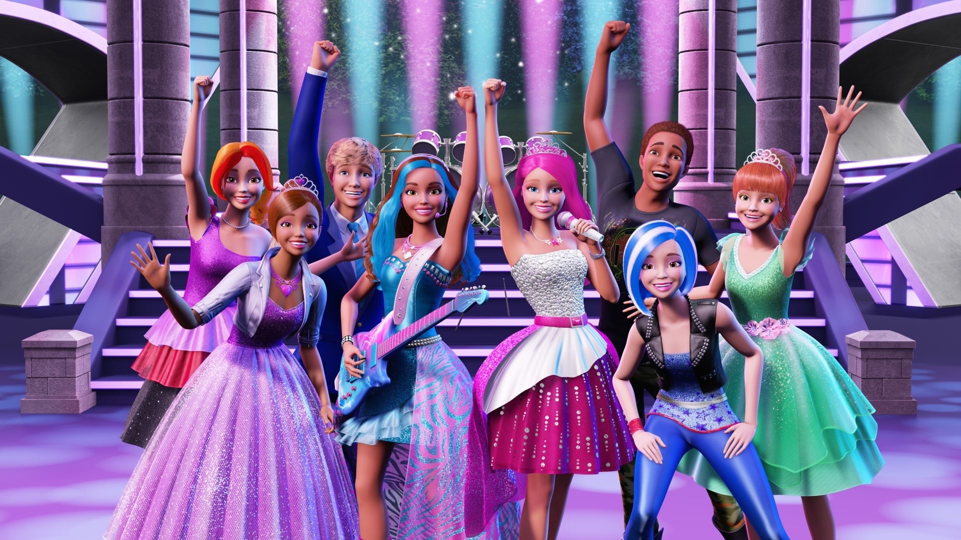 Barbie: Prinses in het Popsterrenkamp (2015)