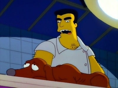 The Simpsons Season 3 :Episode 19  Dog of Death
