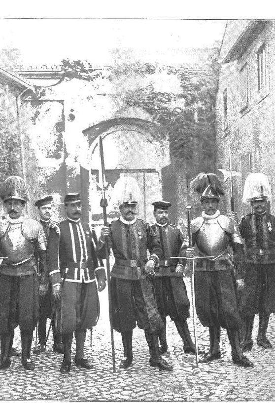 The Vatican Military Guard, Consisting of a Detachment of Noble Guards, Commanded by Count Pecci, Followed by a Palatine Guard of Honour, Swiss Guard, Gendarmes and Fire Brigade Poster