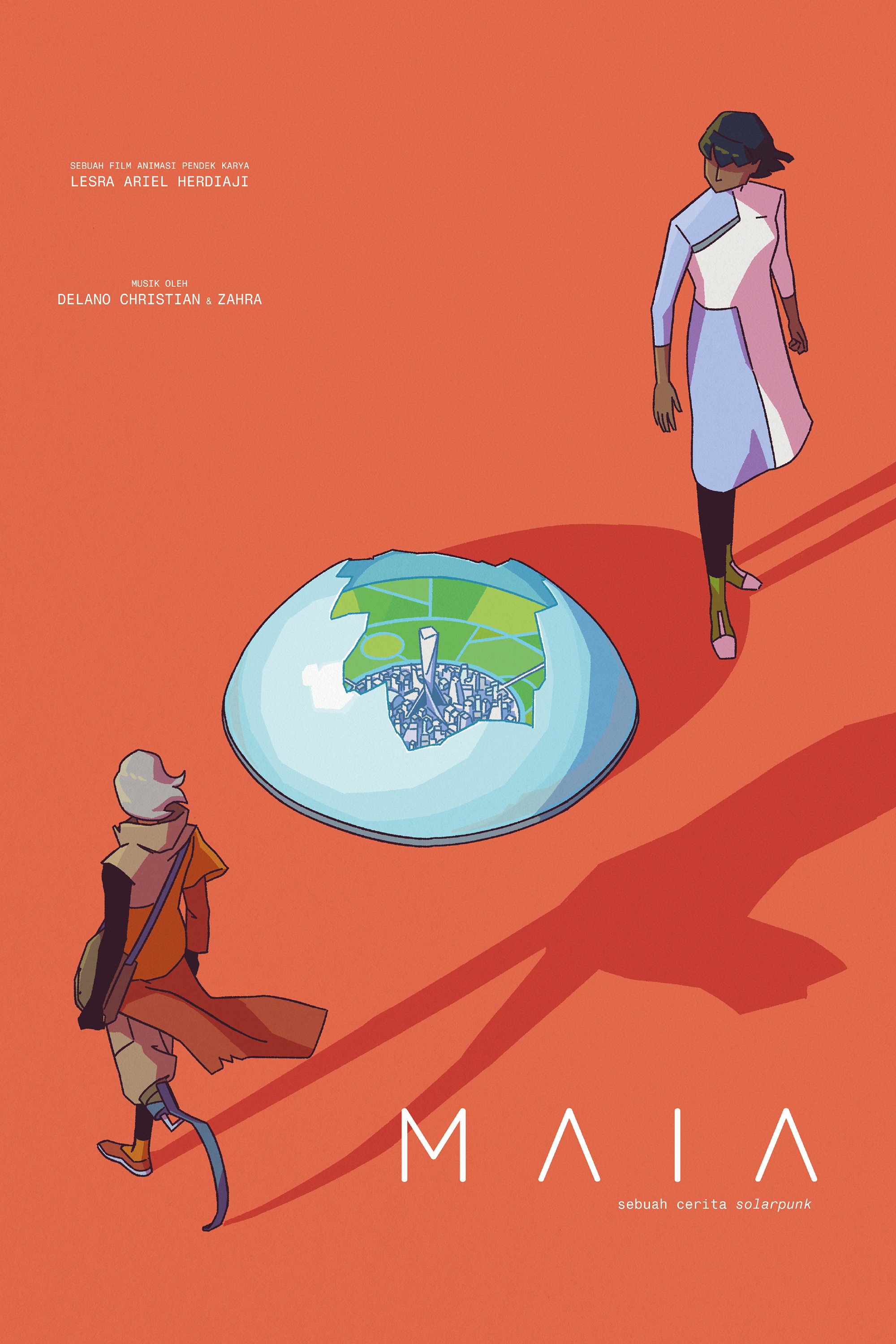 Poster for MAIA: A Solarpunk Story