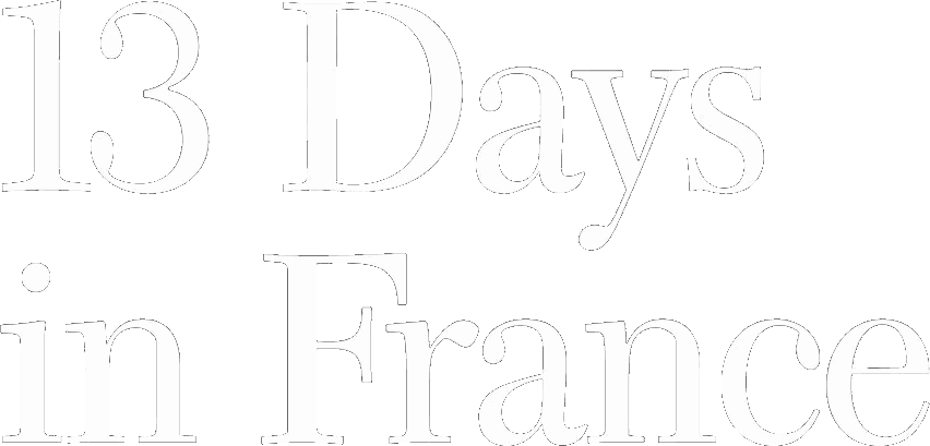13 Days in France Logo