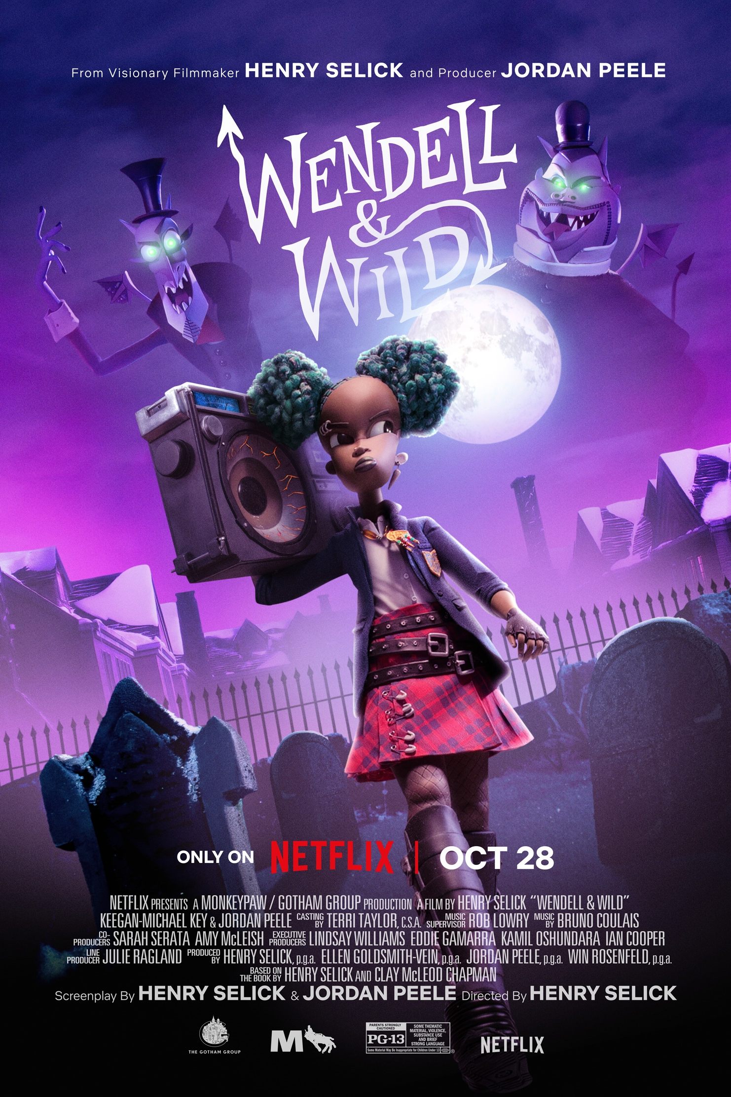 Wendell & Wild Movie poster