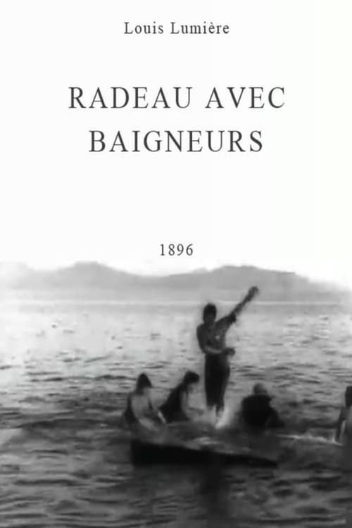 Radeau avec baigneurs