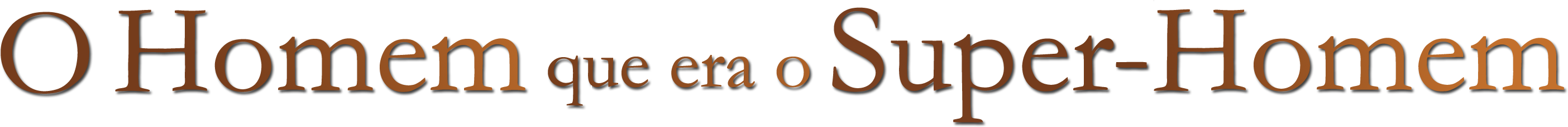 A Man Who Was Superman logo