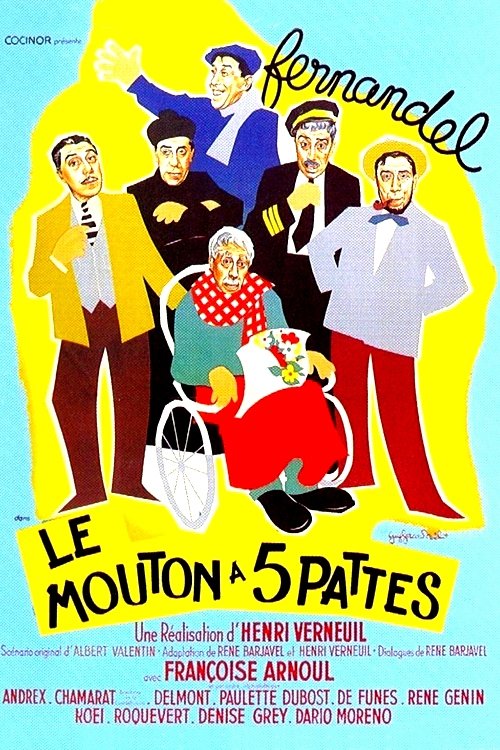 EN - Le Mouton A Cinq Pattes, The Sheep Has Five Legs (1954) LOUIS DE FUNES, FERNANDEL