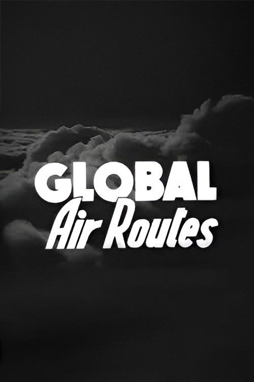 Plakat, der markedsfører Global Air Routes