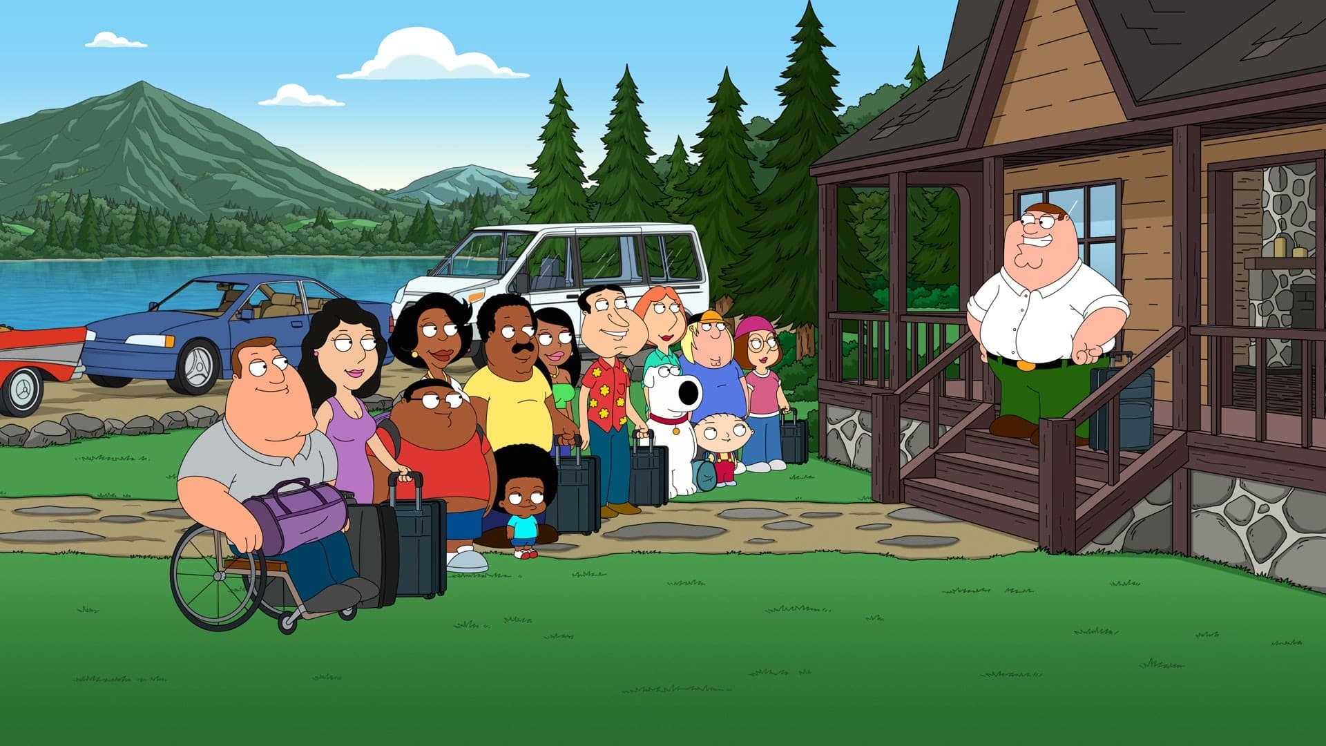 Family Guy Season 22 :Episode 10  Cabin Pressure