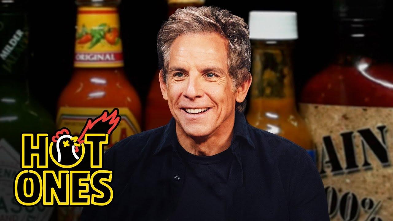 Hot Ones - Season 25 Episode 13 : Ben Stiller Giggles Uncontrollably While Eating Spicy Wings