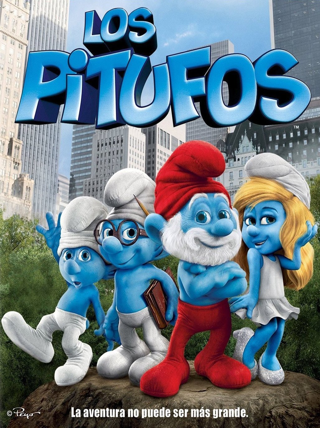 Póster Los pitufos