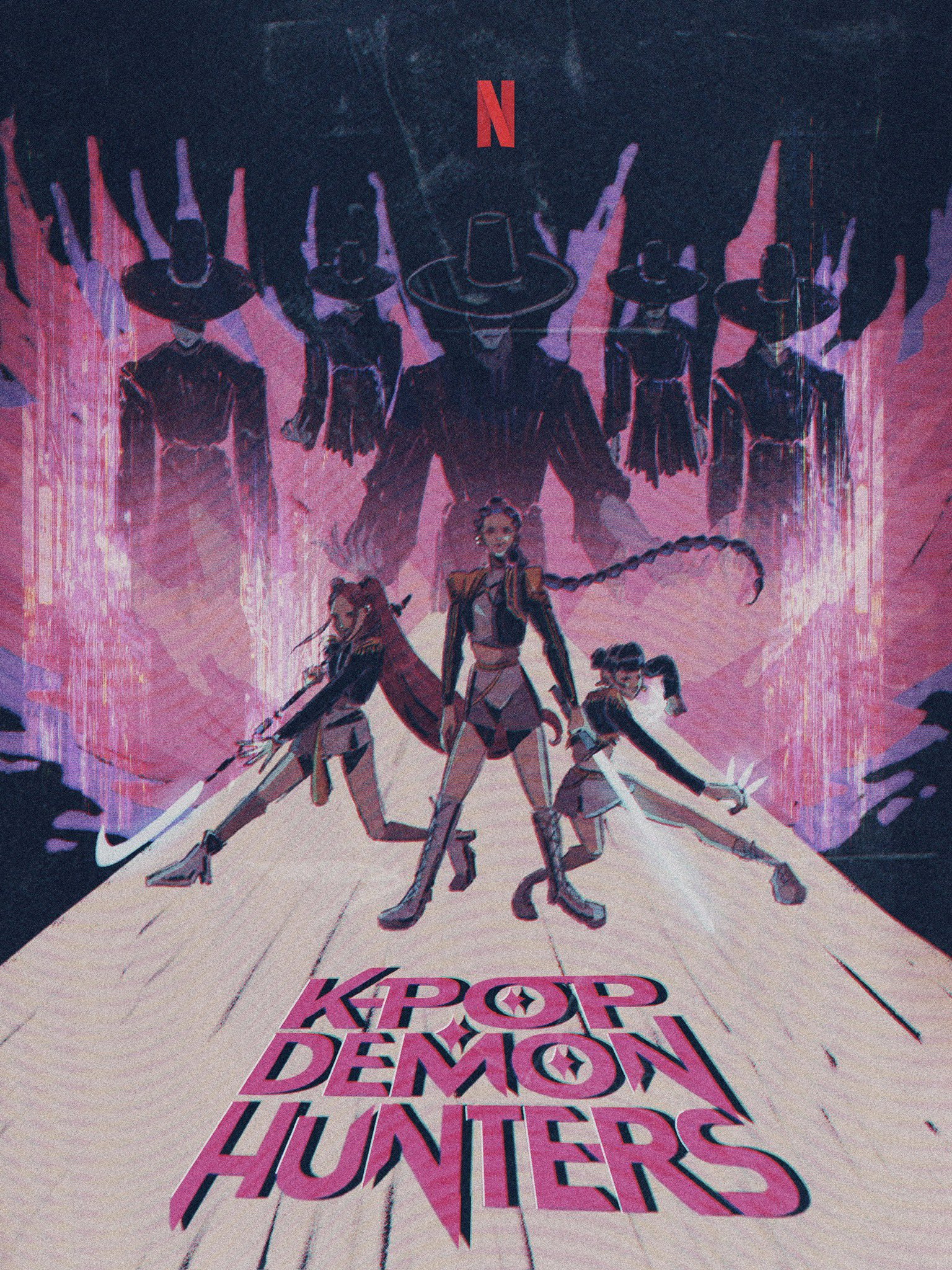 thumbnail image 2 of KPop Demon Hunters 2025 Movie Poster - Multiple Sizes A5 A4 A3 A2 A1 - UK Made 2 of 3