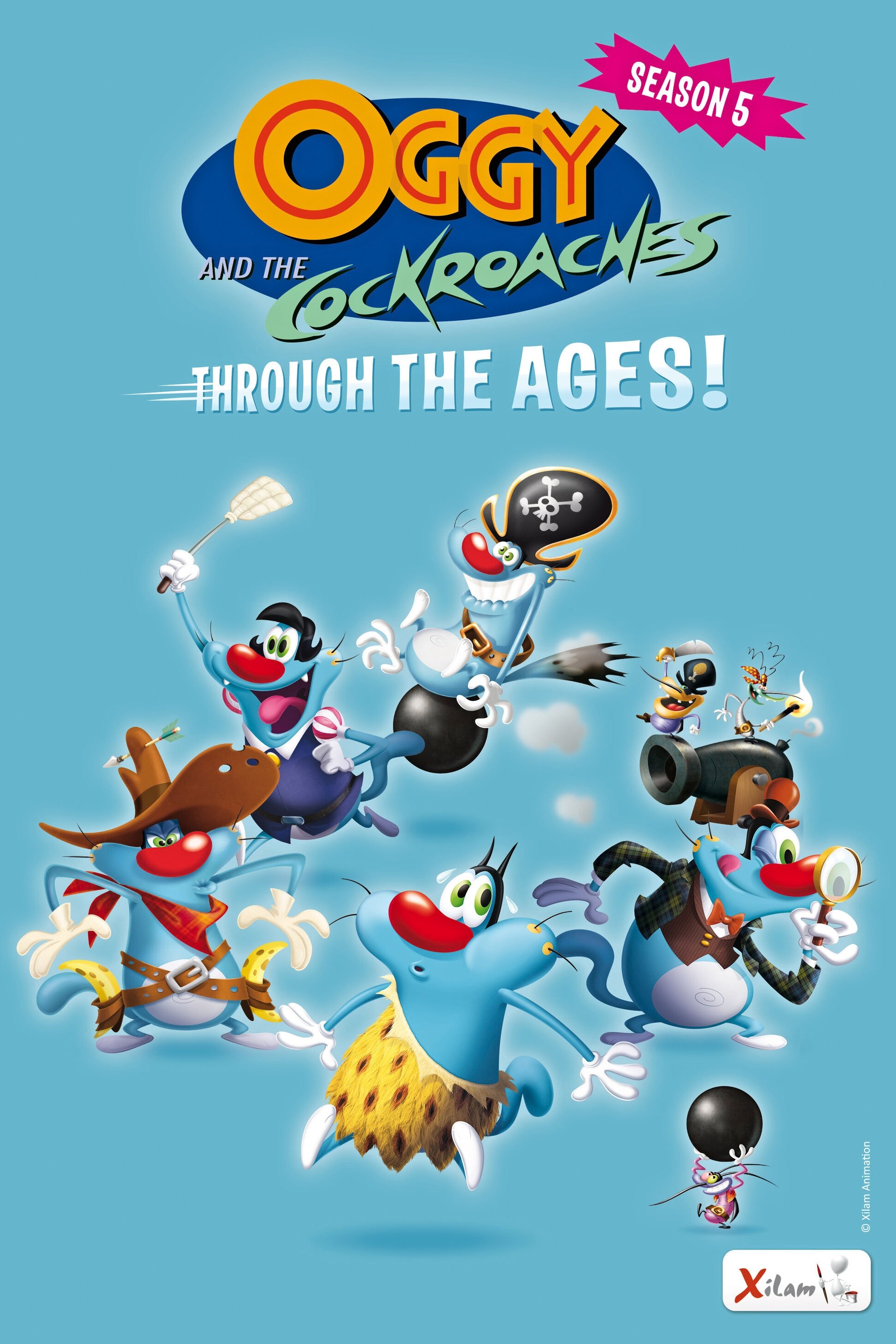 Artwork de la saison 1 de Oggy et les Cafards