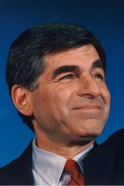 et billede af Michael Dukakis