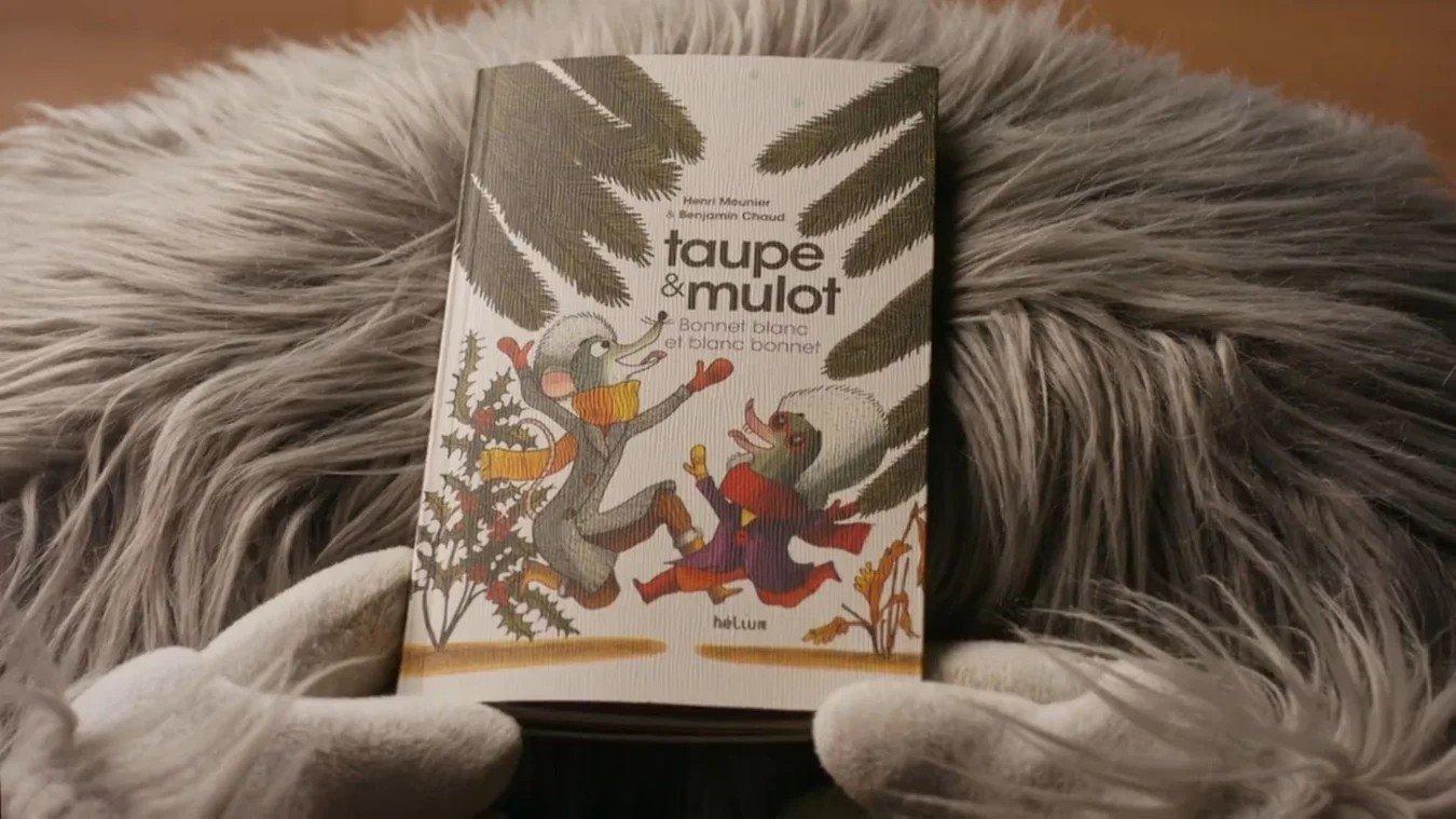 Yétili - Taupe & Mulot - Bonnet blanc et blanc bonnet