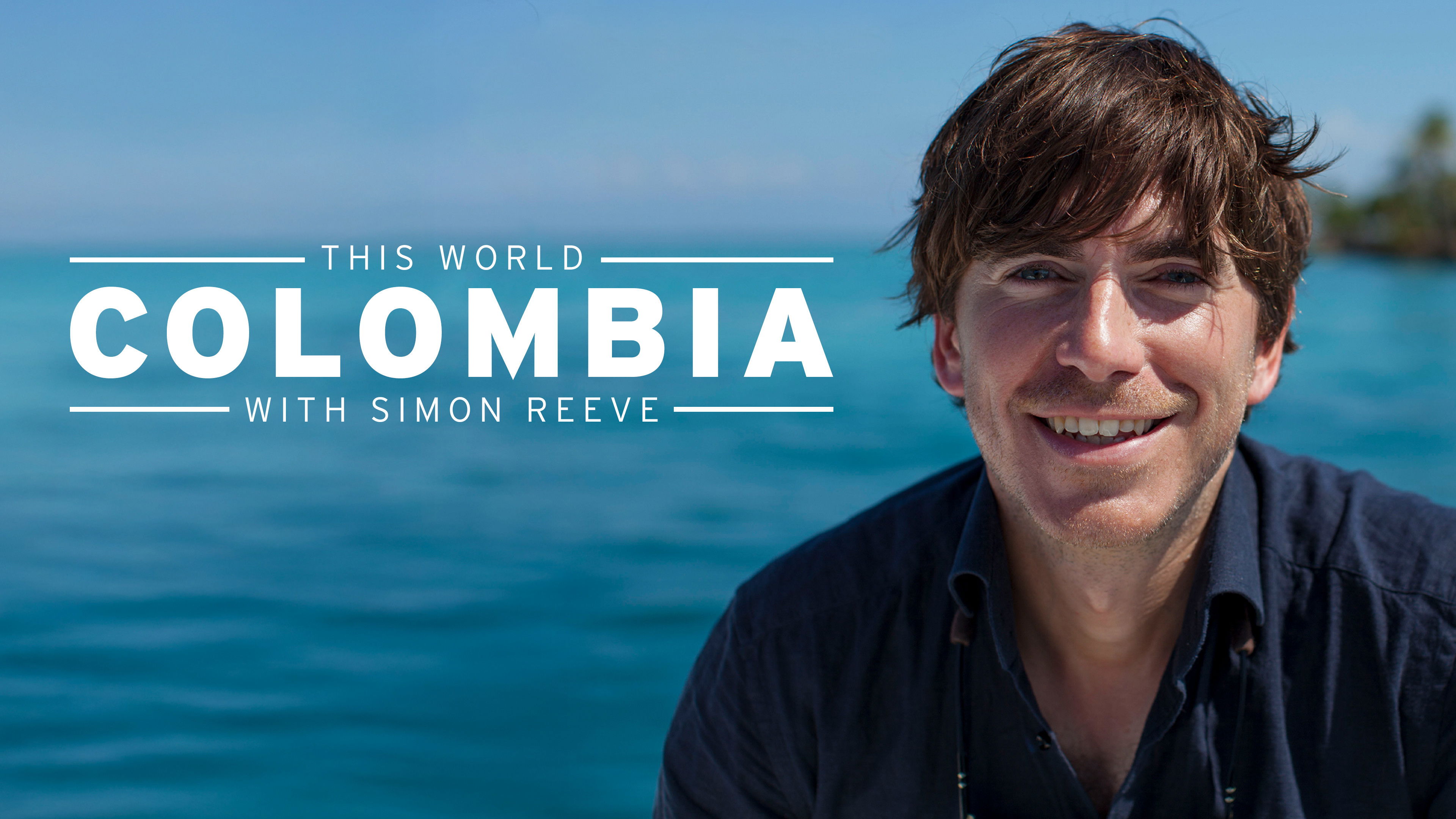 Colombia with Simon Reeve backdrop
