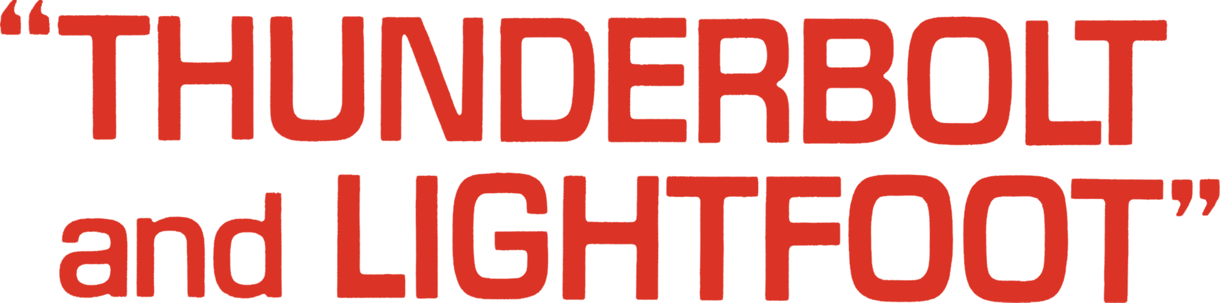 Thunderbolt and Lightfoot Logo