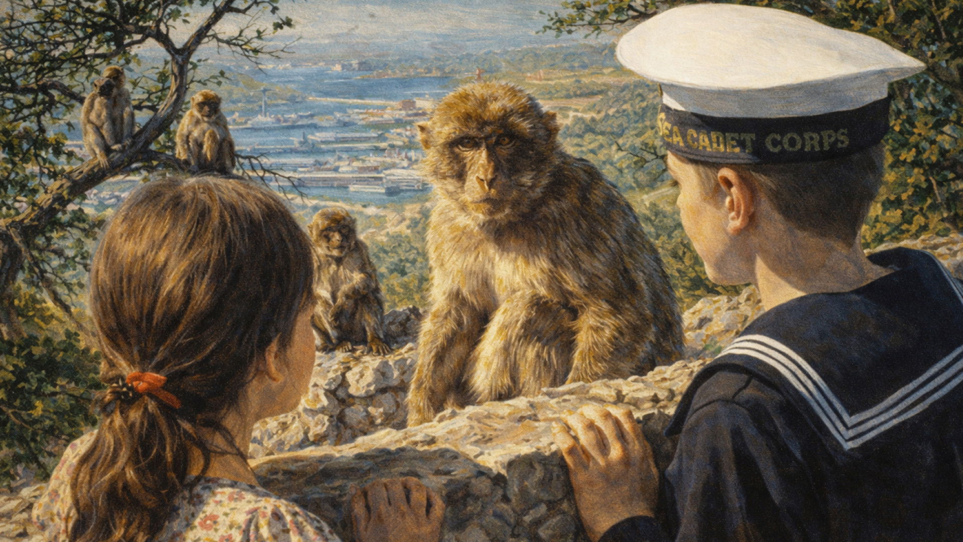 The Clue of the Missing Ape backdrop image