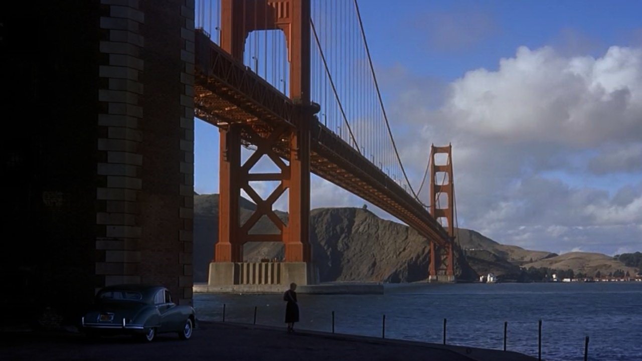 famous scene from Vertigo