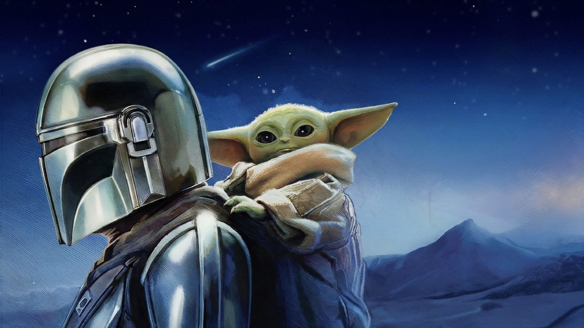 Star Wars: The Mandalorian and Grogu backdrop