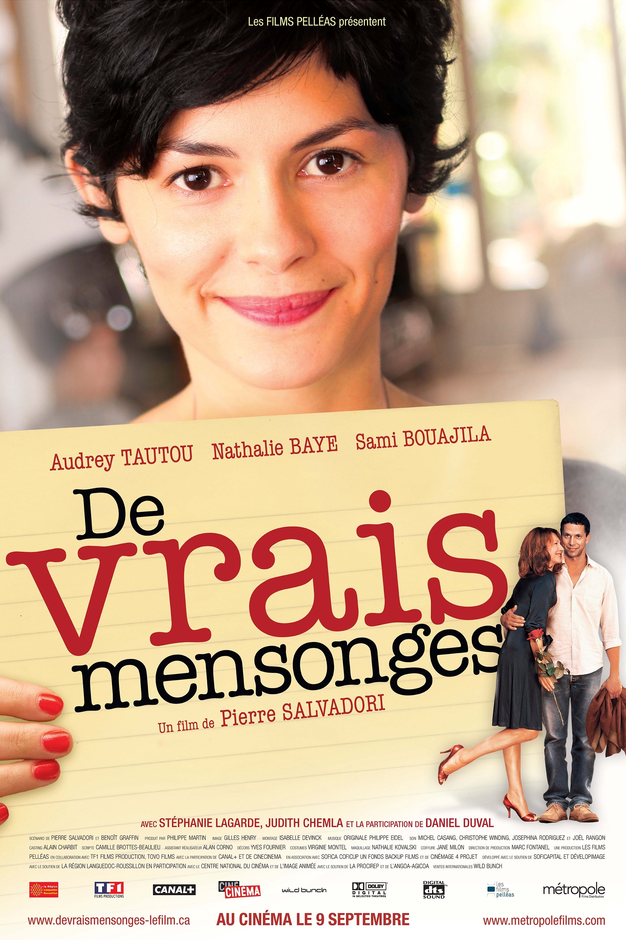 Affiche du film De vrais mensonges 135826