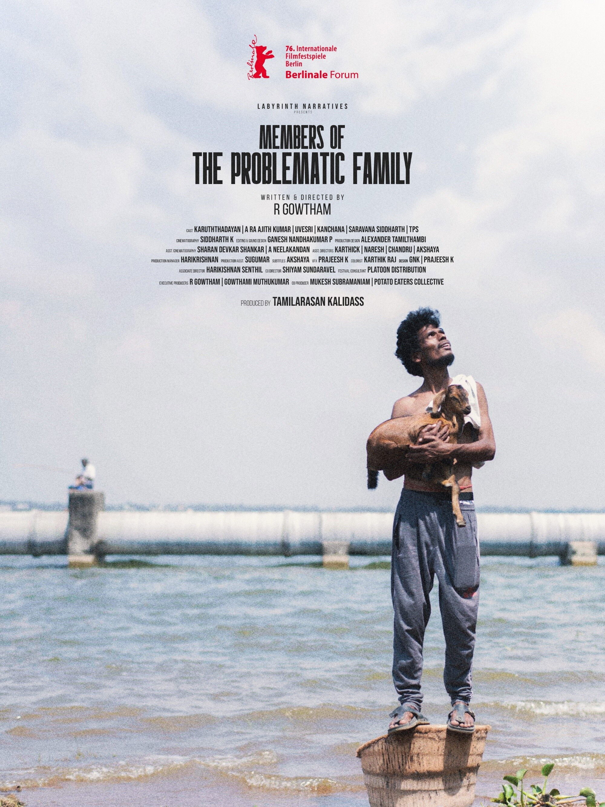 Plakat, der markedsfører Members of the Problematic Family