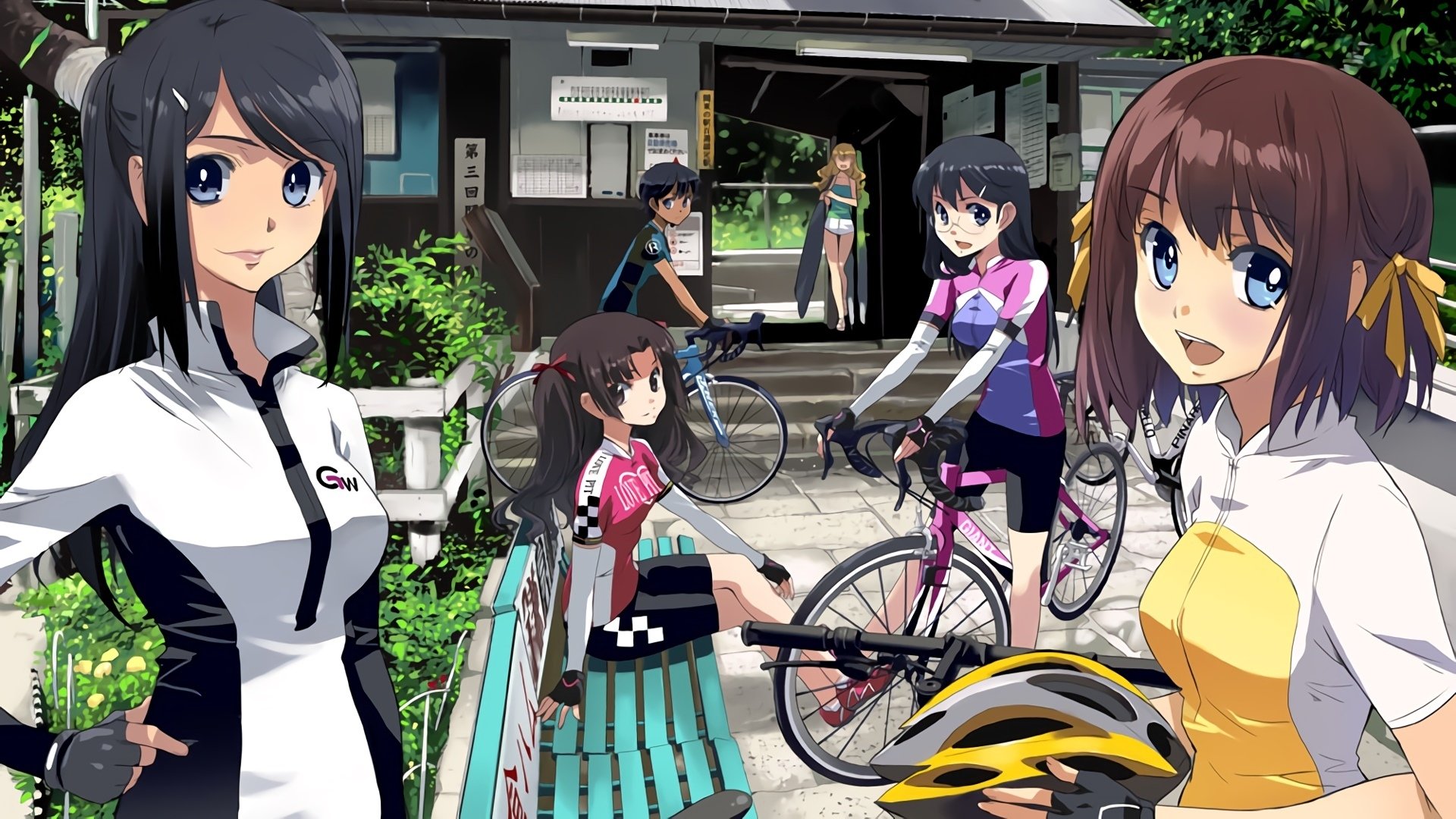 Minami Kamakura High School Girls Cycling Club backdrop cover
