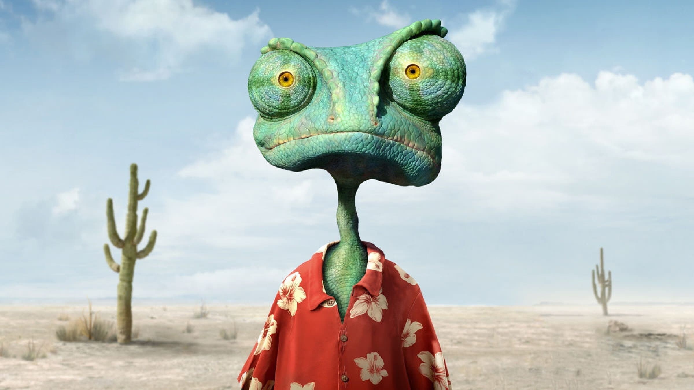 When Rango, a lost family pet, accidentally winds up in the gritty, gun-sli...