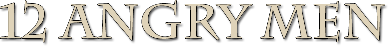 12 Angry Men Logo