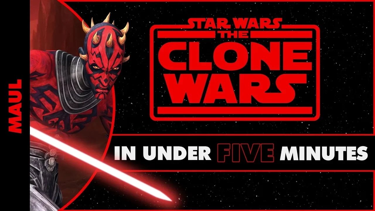 Maul's Journey in Star Wars: The Clone Wars in Under Five Minutes