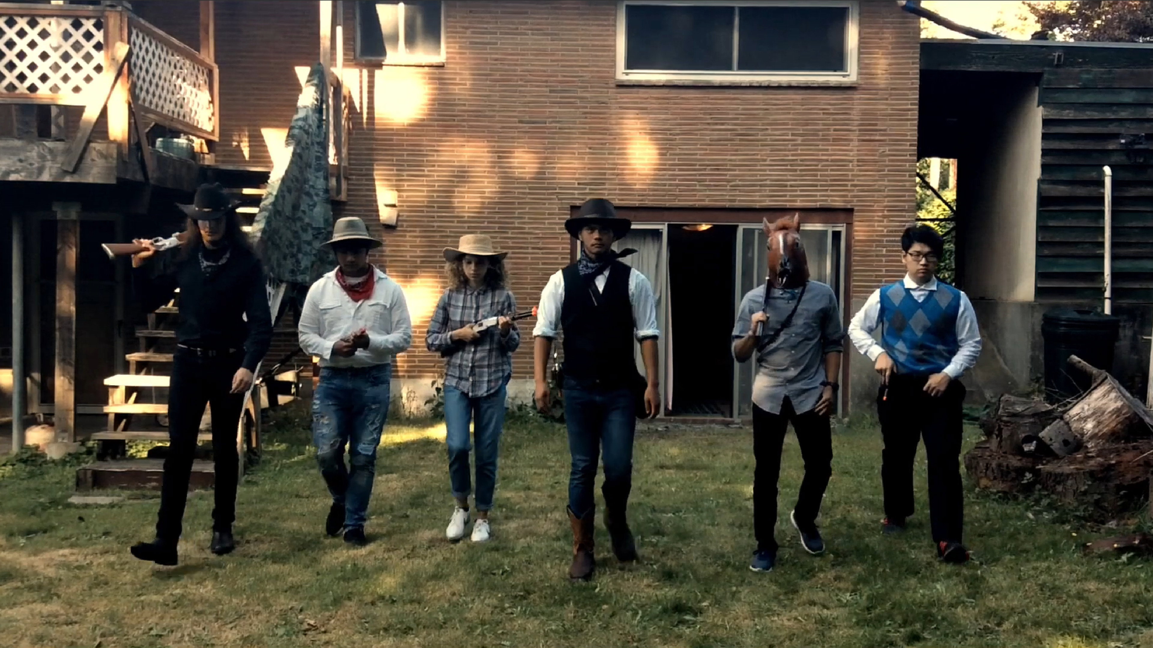 An American Wild West Shootout 2 Backdrop Blur