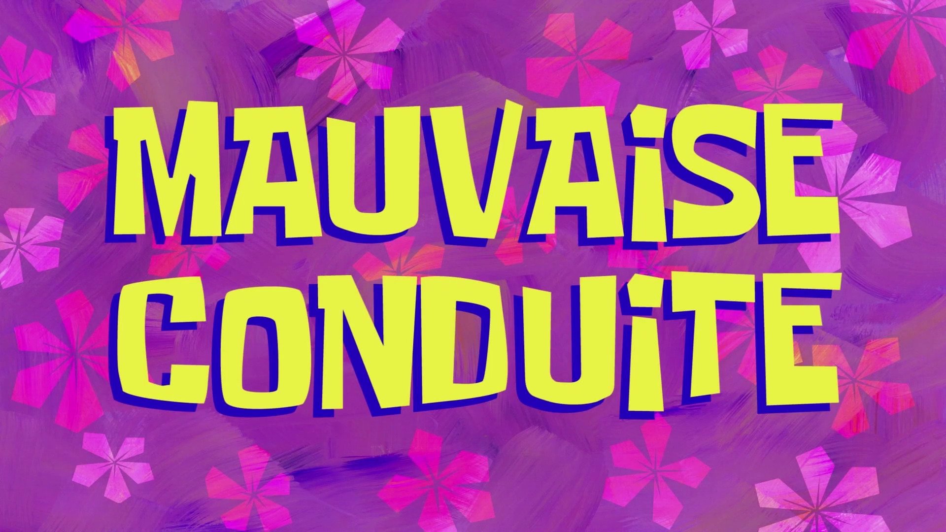 Bob l'éponge - Mauvaise Conduite