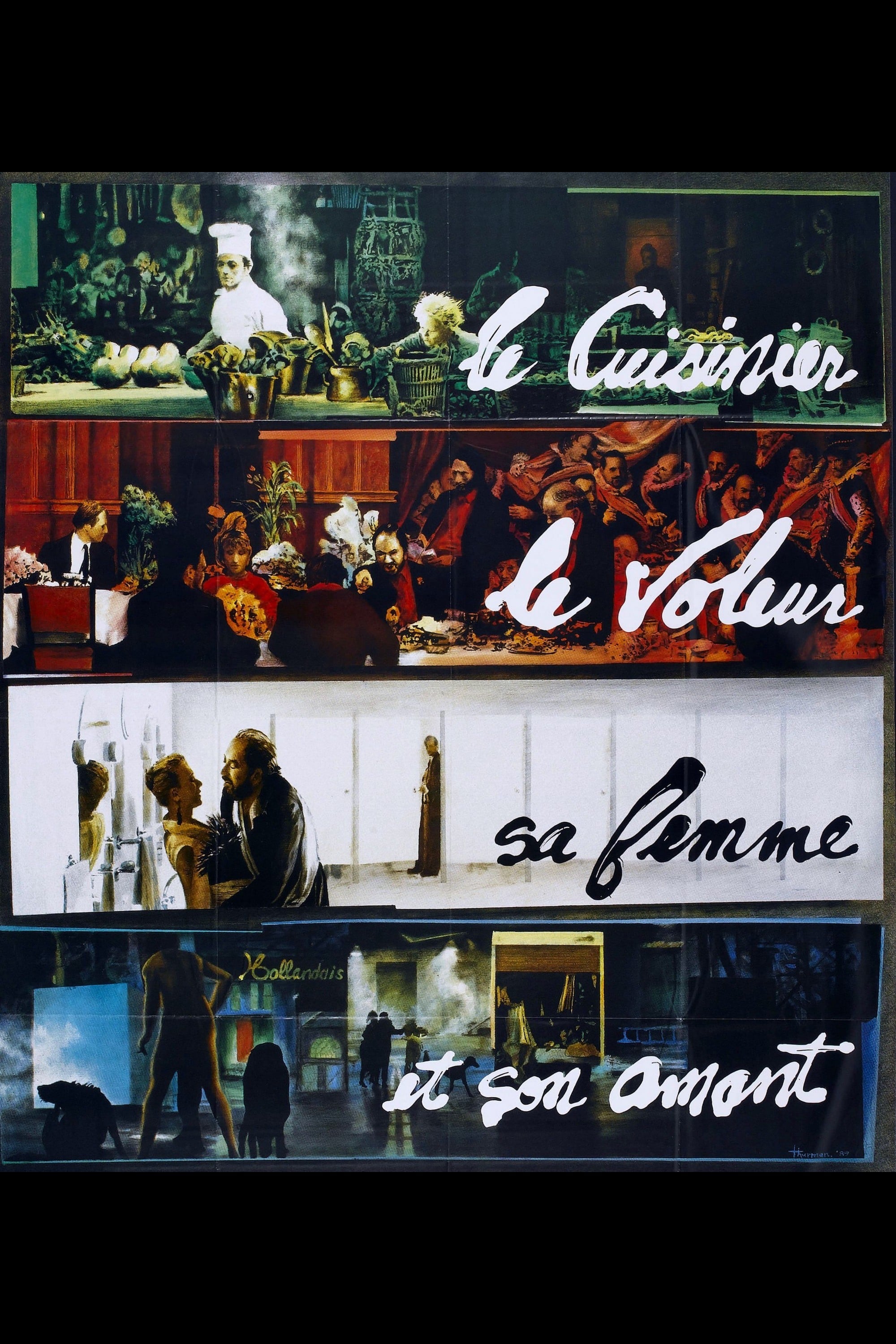 Affiche du film Le Cuisinier, le Voleur, sa femme et son amant 175626