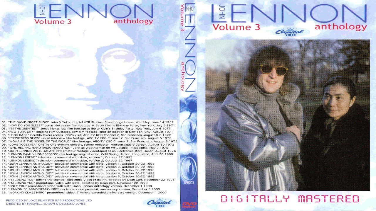 John Lennon -  Video Anthology Vol. 3