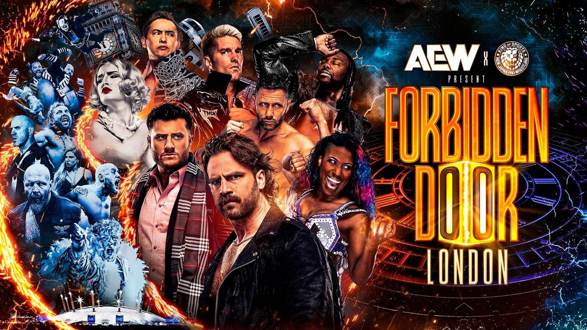 AEW x NJPW: Forbidden Door backdrop