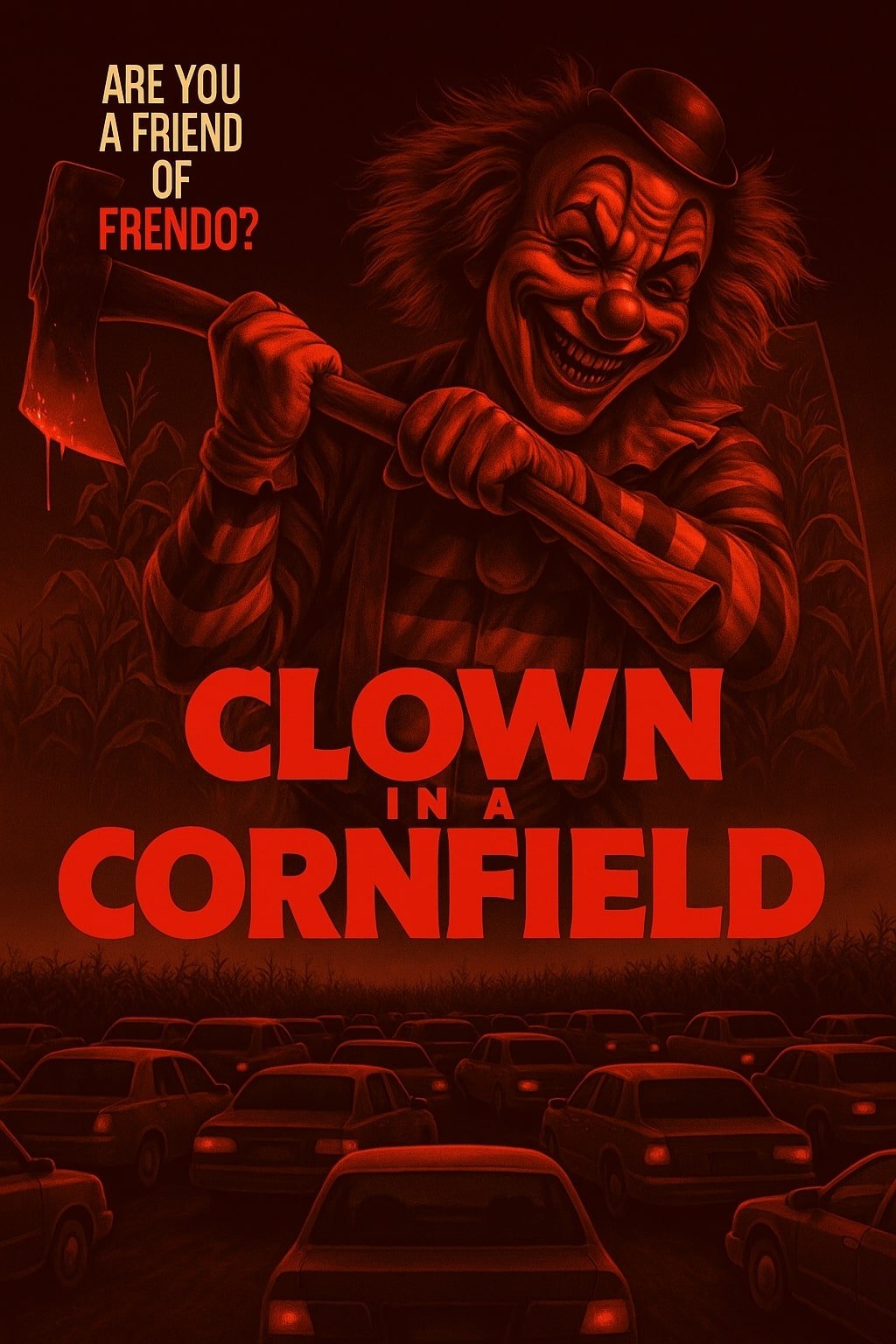 Clown in a Cornfield
