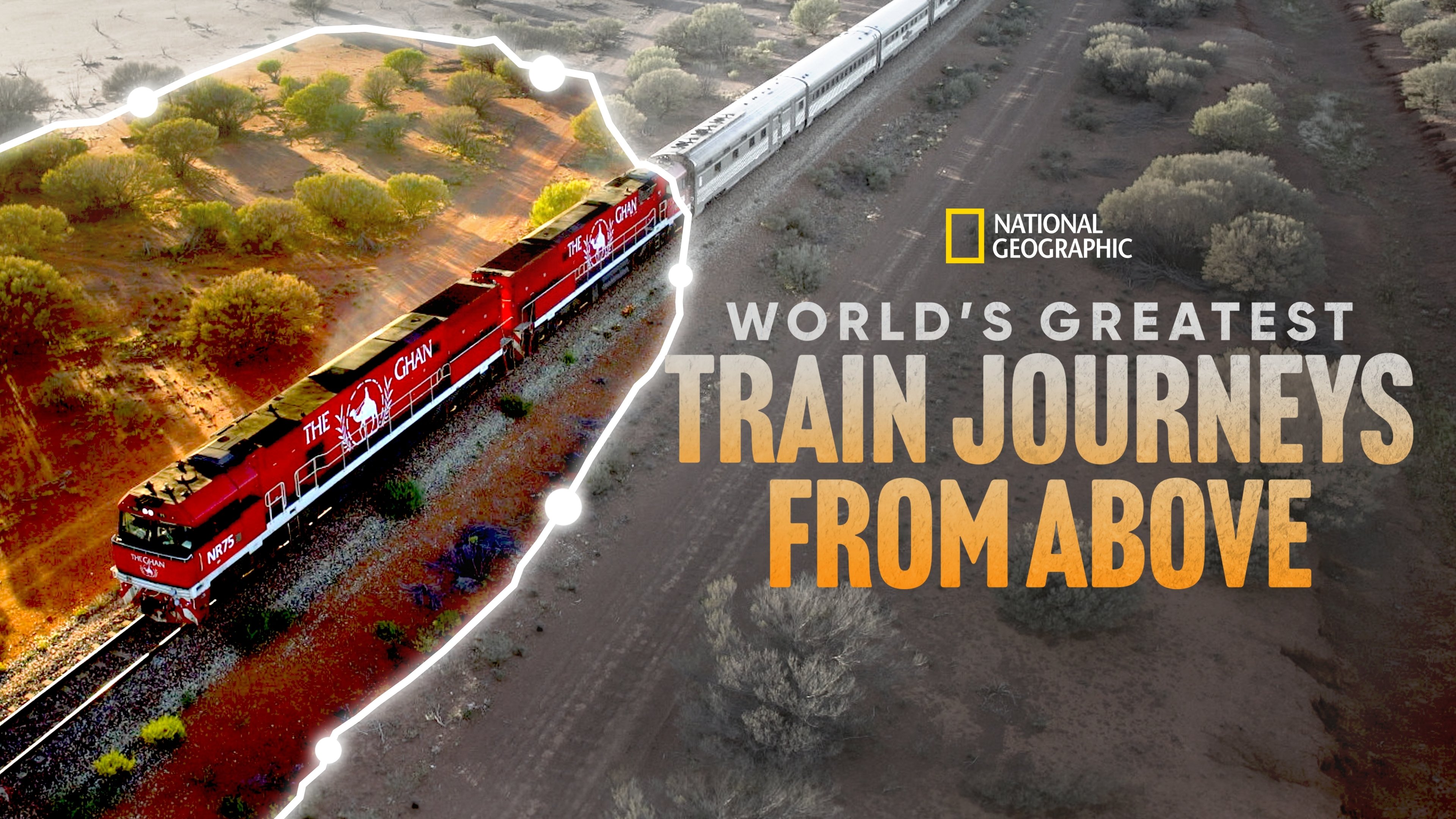 World's Greatest Train Journeys from Above