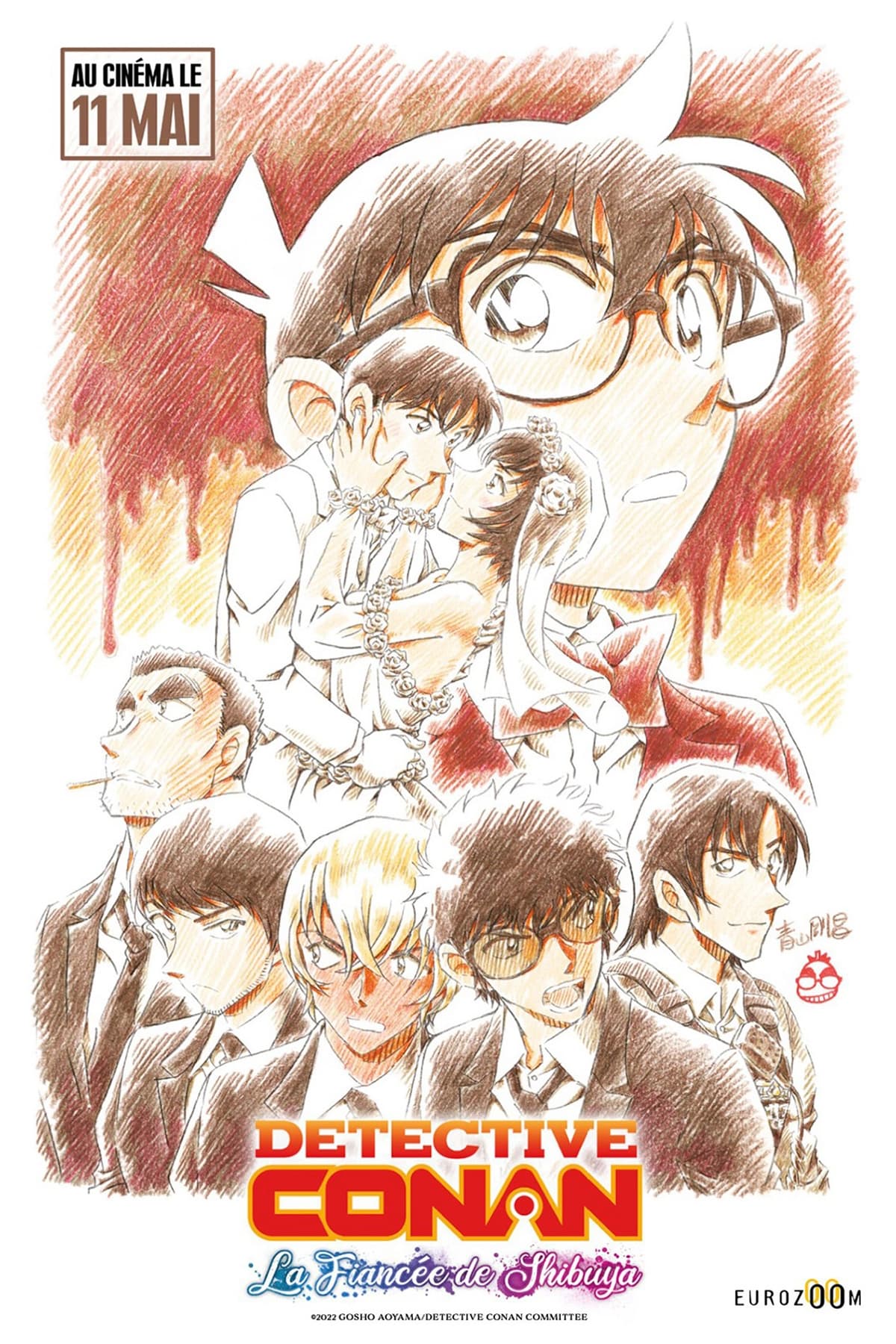 Affiche du film Detective Conan : La Fiancée de Shibuya 193045