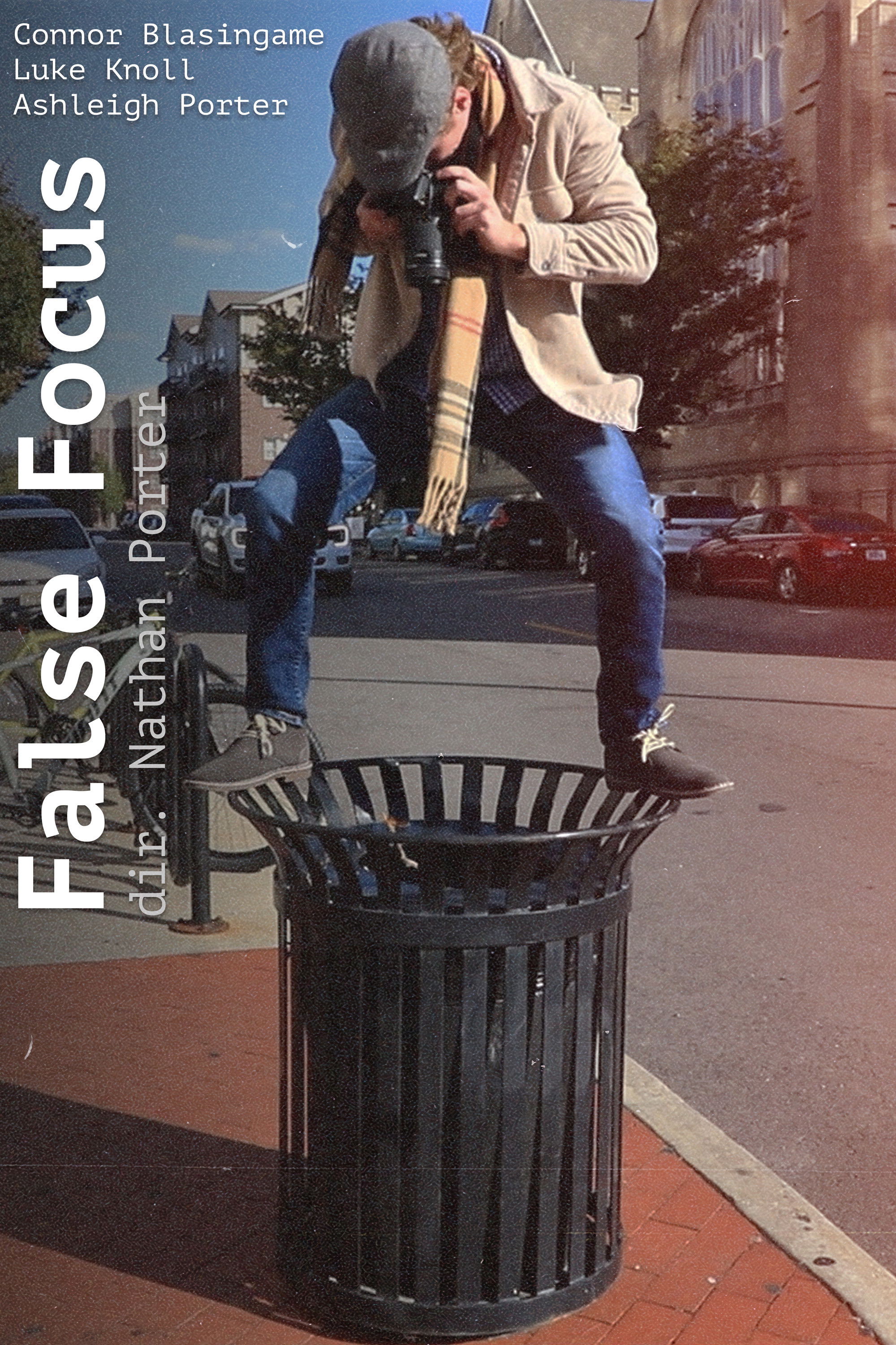 Plakat, der markedsfører False Focus