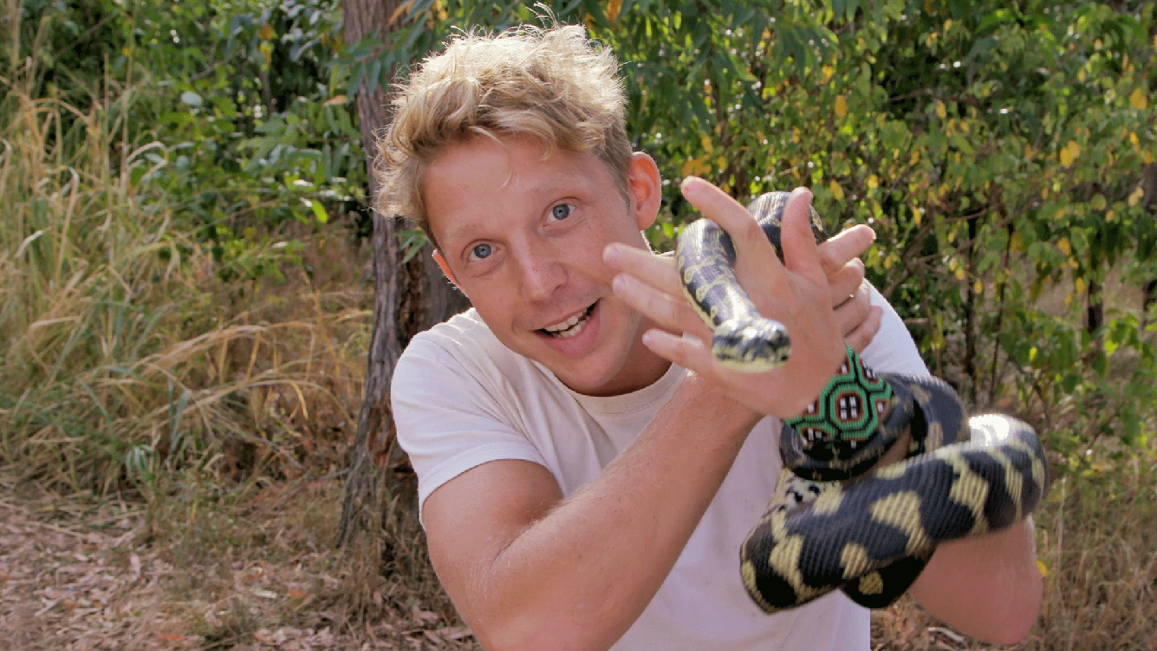 Thumbnail for Hunting a Python and Blue-Tongue Lizard Season 1 Episode 1