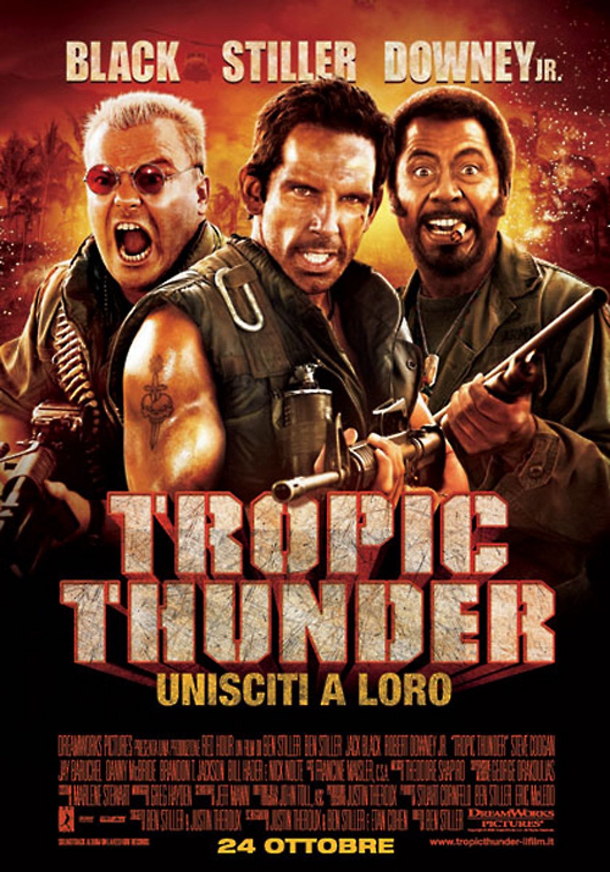 Tropic Thunder (2008) Posters — The Movie Database (TMDb)