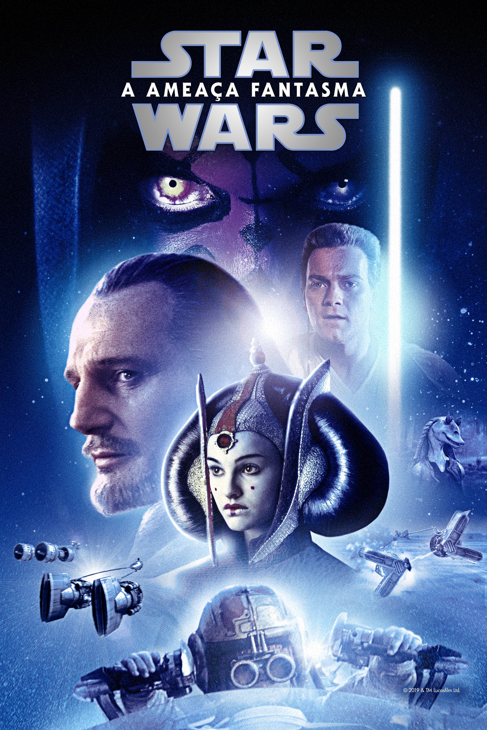 capa Star Wars: Episódio I - A Ameaça Fantasma