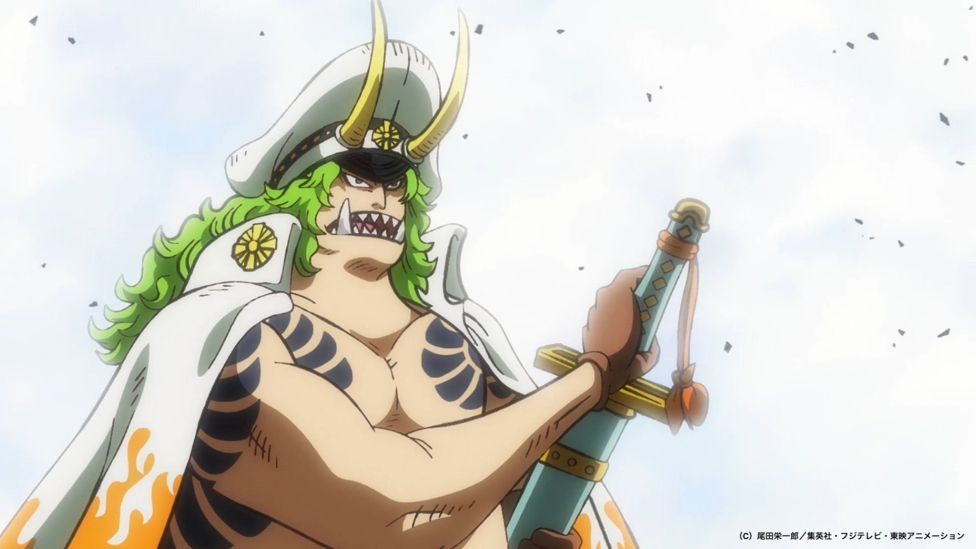 One Piece Season 21 :Episode 1009  Sasaki’s Onslaught! Armored Division vs. Yamato!