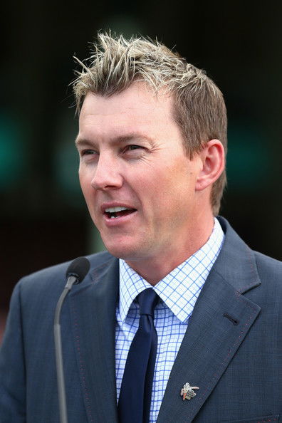 et billede af Brett Lee