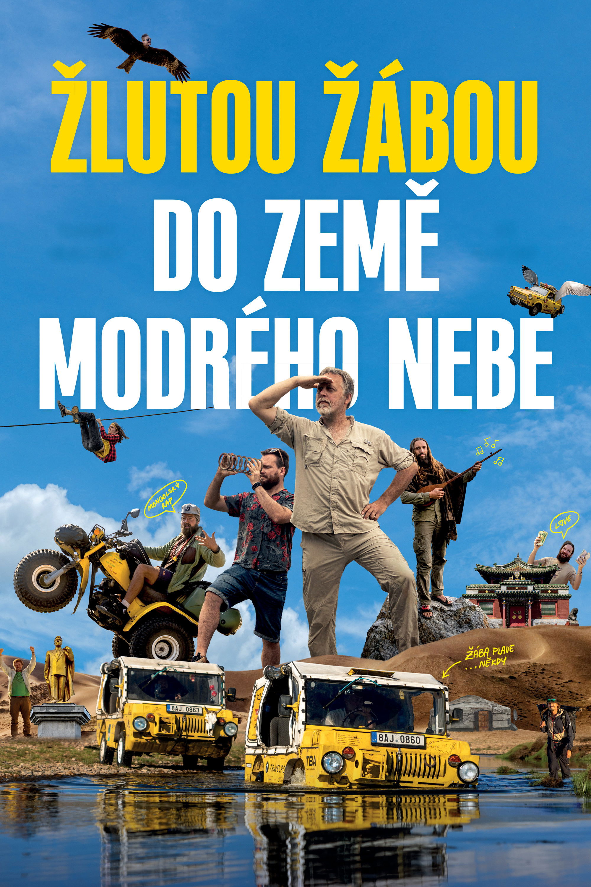 Žlutou žábou do země modrého nebe