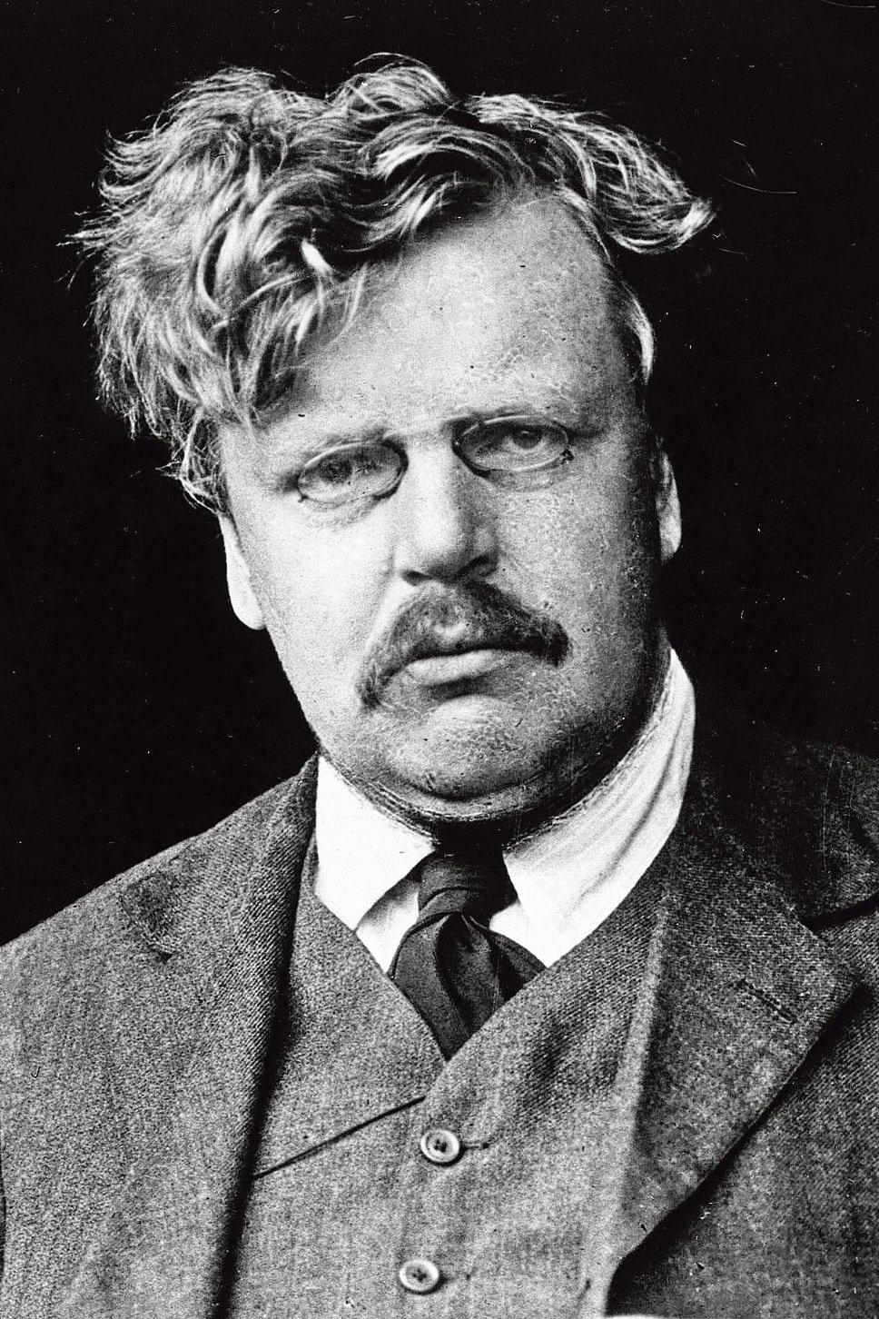 et billede af Gilbert Keith Chesterton