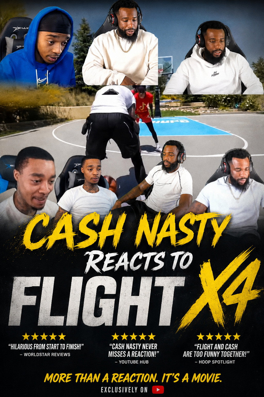 Cash Reacts To Flight Reacting To Cash Reacting To Flight Reacting To Cash Reacting to Flight Reacting To Cash Reacting To Flight 1v1 Vs Gio Wise Poster