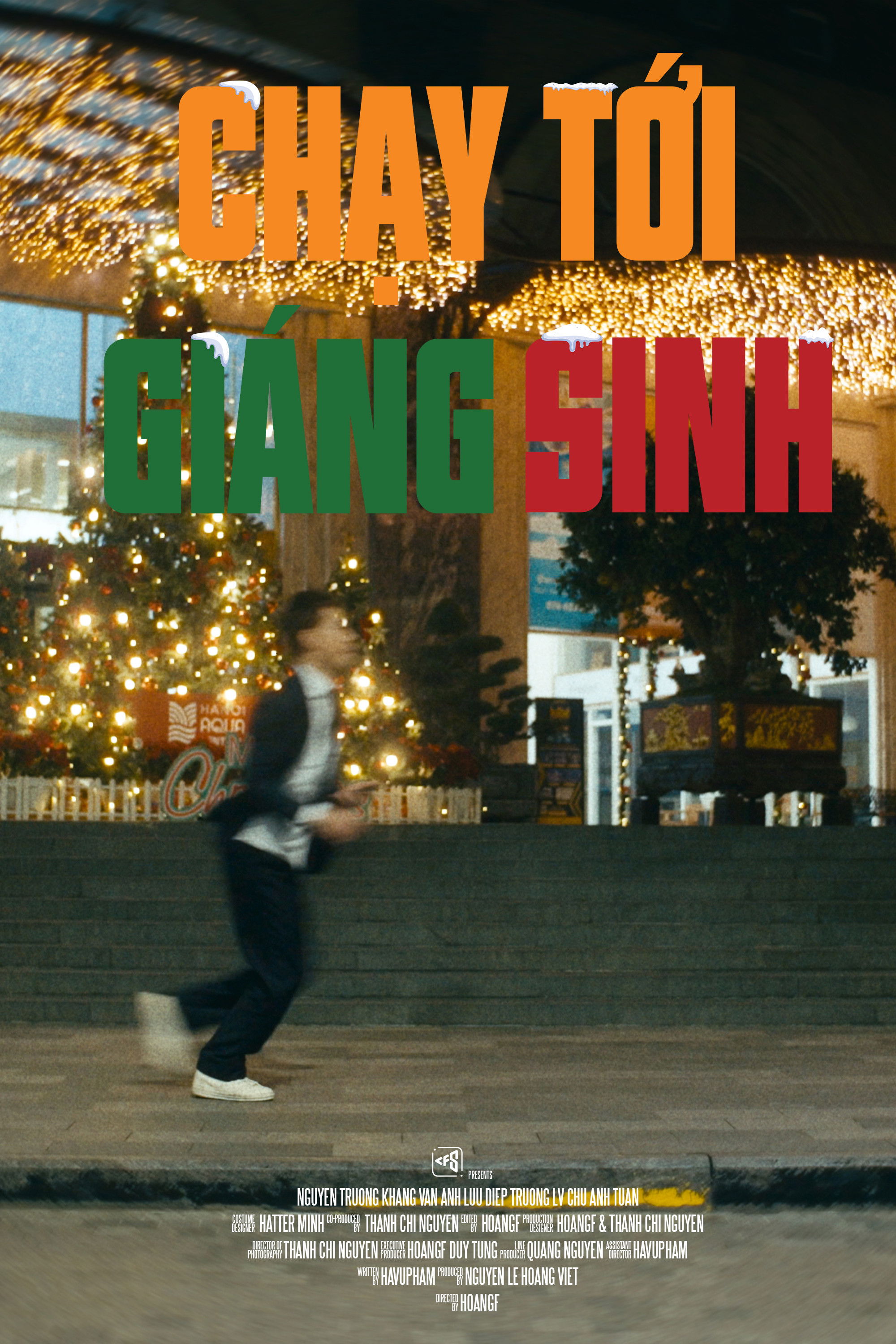 Running to Christmas poster