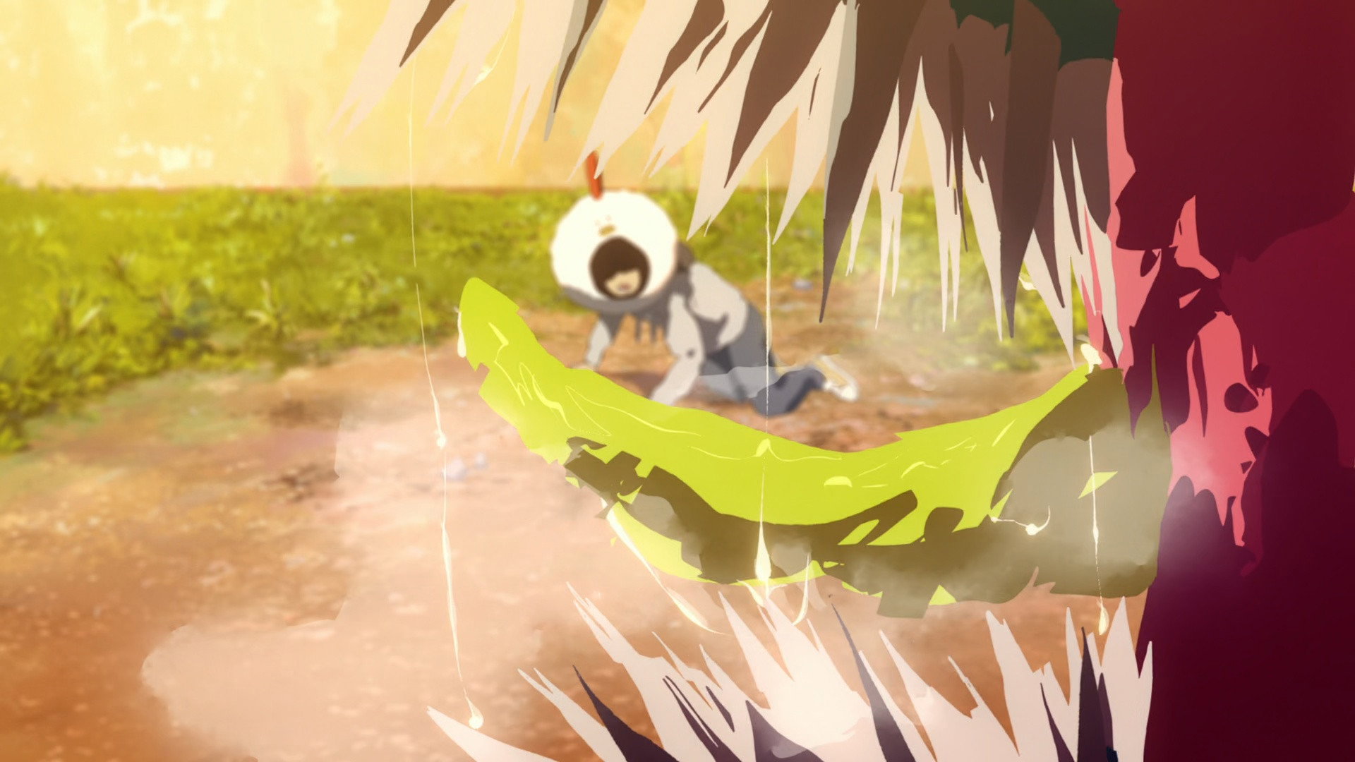 A Couple Clucking Chickens Were Still Kickin' in the Schoolyard