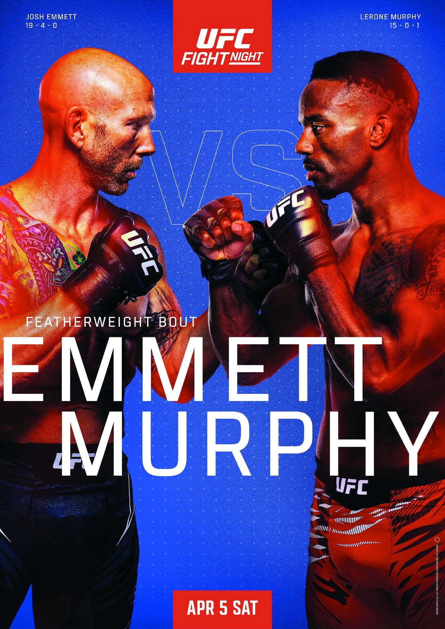 UFC on ESPN 65: Emmett vs. Murphy