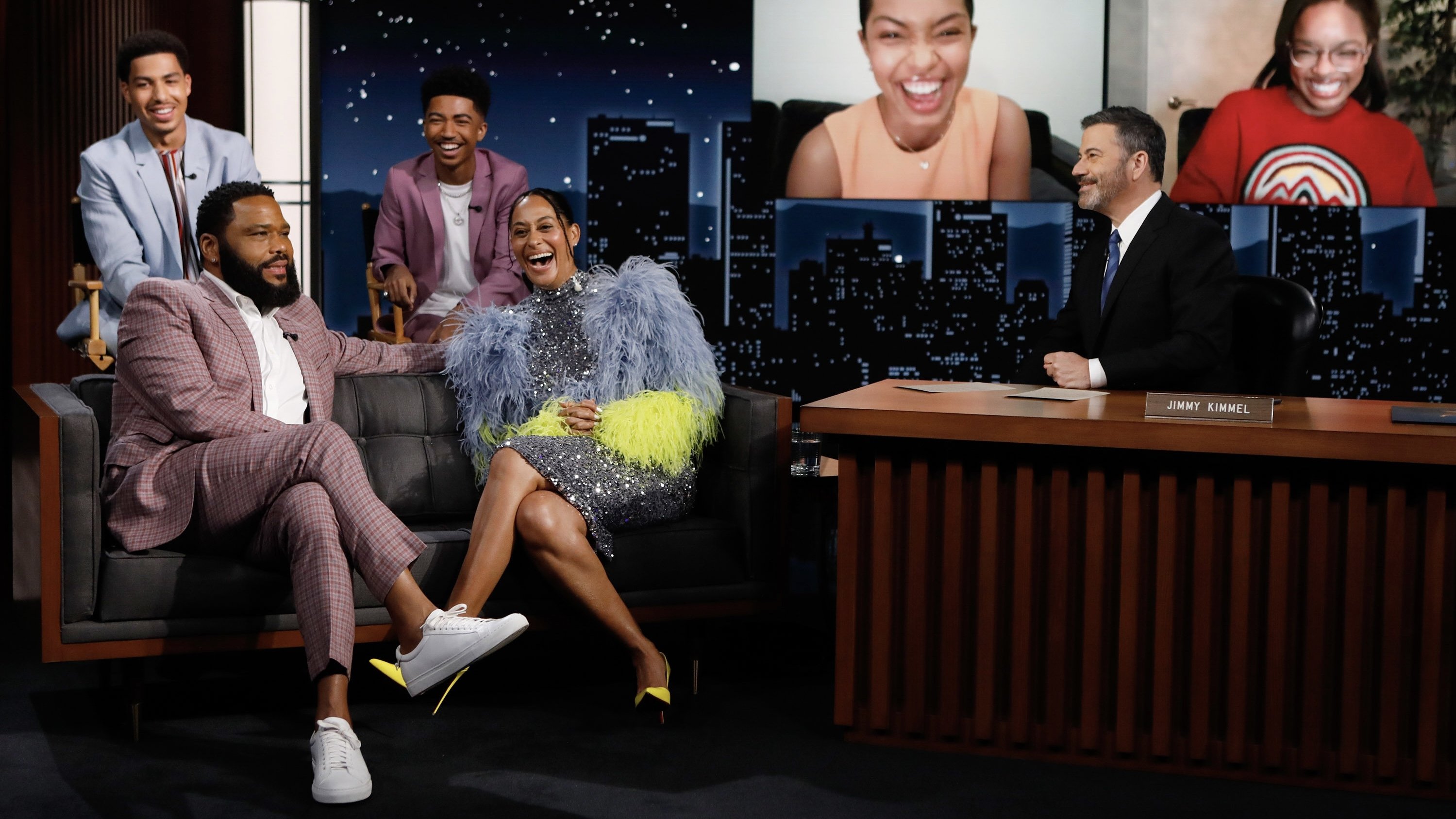 Jimmy Kimmel Live! - Season 20 Episode 100 : The cast of black-ish, Amber Mark