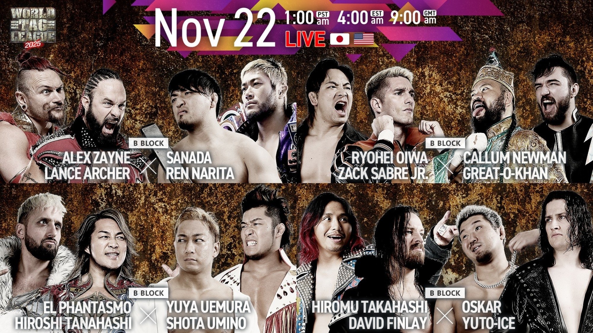 NJPW World Tag League 2025 - Day 2 (2025)